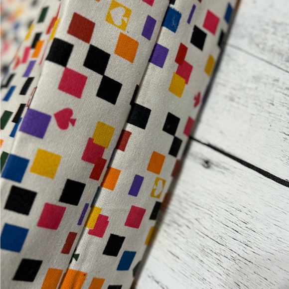 Kate Spade Colorful Square Pattern Tote - Picture 4 of 5